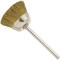 Brass Wire Cup Brush for Cleaning Rust Removal Dia: 1" CMB100